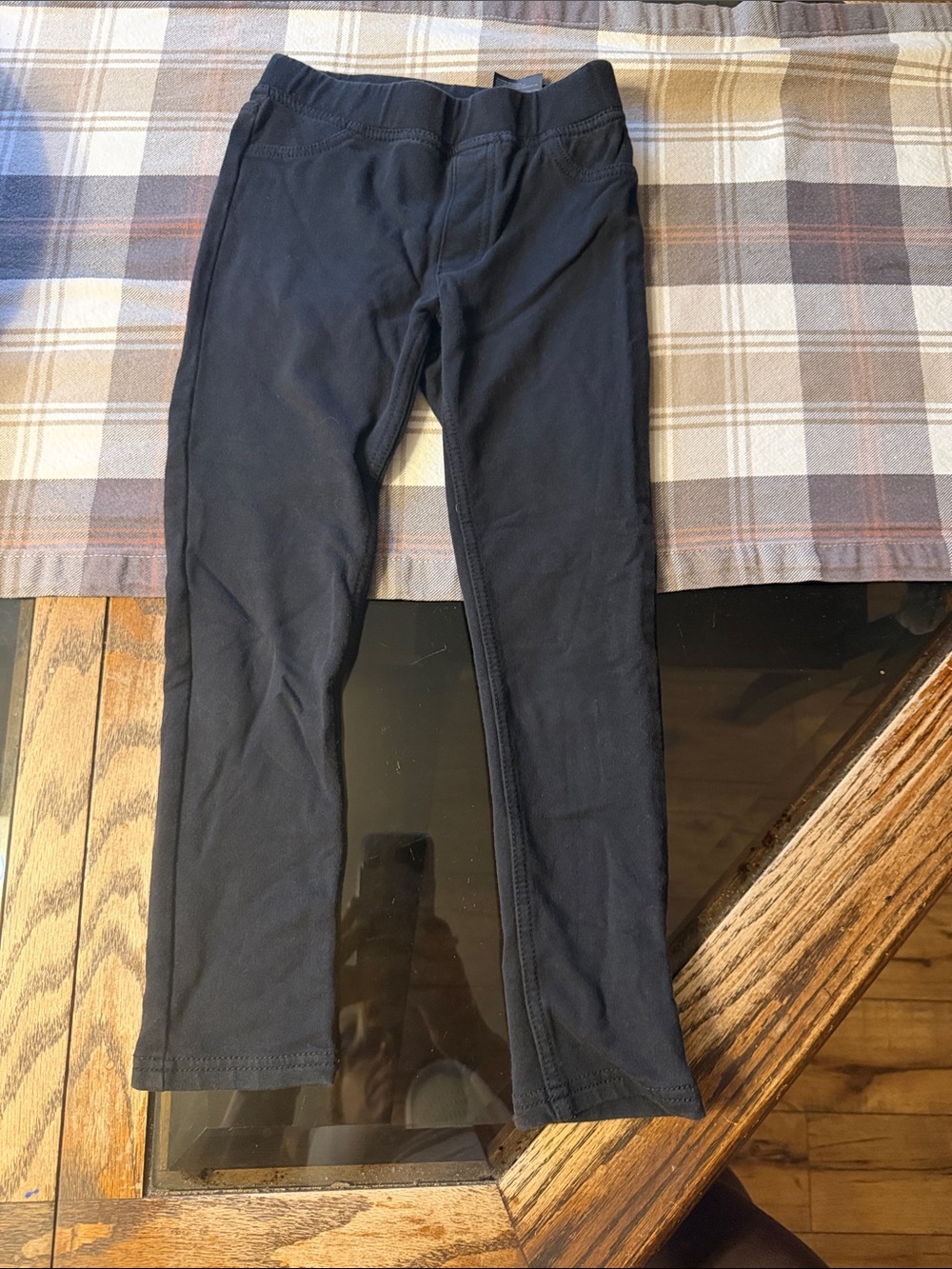 H&M Navy Blue Girls' Stretch Leggings